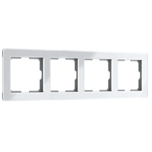 Изображение Рамка на 4 поста Acrylic (белый) W0042701