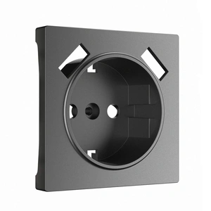 Изображение Накладка для розетки USB (графит матовый) W1179564