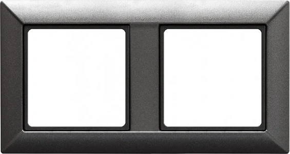 Изображение Рамка на 2 поста Eco Profi антрацит EP482AN Jung