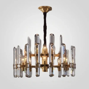 Изображение Люстра Rh Bonnington Chandelier Natural Brass D660 By Imperiumloft