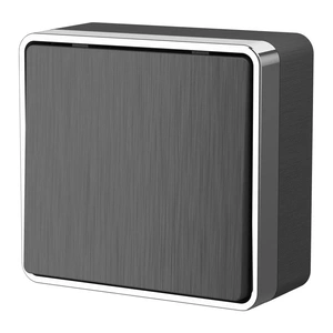Изображение Выключатель одноклавишный Gallant (графит рифленый) W5010004
