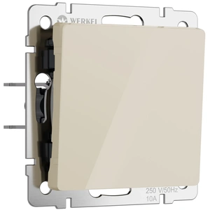 Изображение W1112043/ Выключатель одноклавишный проходной (айвори акрил) W1112043