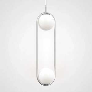Изображение Подвесной Светильник Hoop Duo Хром By Imperiumloft