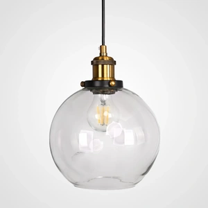 Изображение Подвесной Светильник Loft Clear Glass Sphere Cloche By Imperiumloft