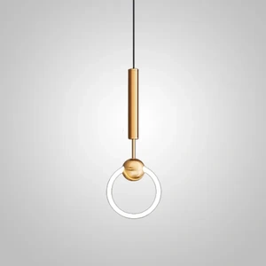 Изображение Подвесной Светильник Finnur Ring D20 Brass By Imperiumloft