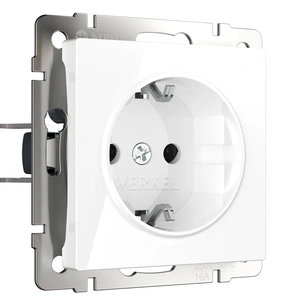 Изображение Розетка с заземлением (белая) W1171001