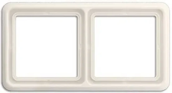 Изображение Рамка двойная, горизонтальная/вертикальная, Jung CD 500, слоновая кость CD582W CD 500
