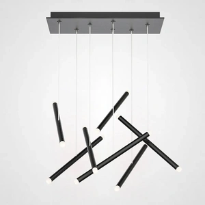 Изображение Люстра Dutti D0068 Led Chandelier Modern 7 Black By Imperiumloft