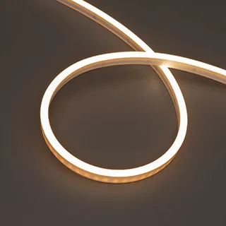 Лента герметичная WAVE-SIDE-PU-A120-06x12mm 24V Warm3500 (8 W/m, IP68, 3m, wire x1) (Arlight, Вывод боковой, 3 года) - Изображение