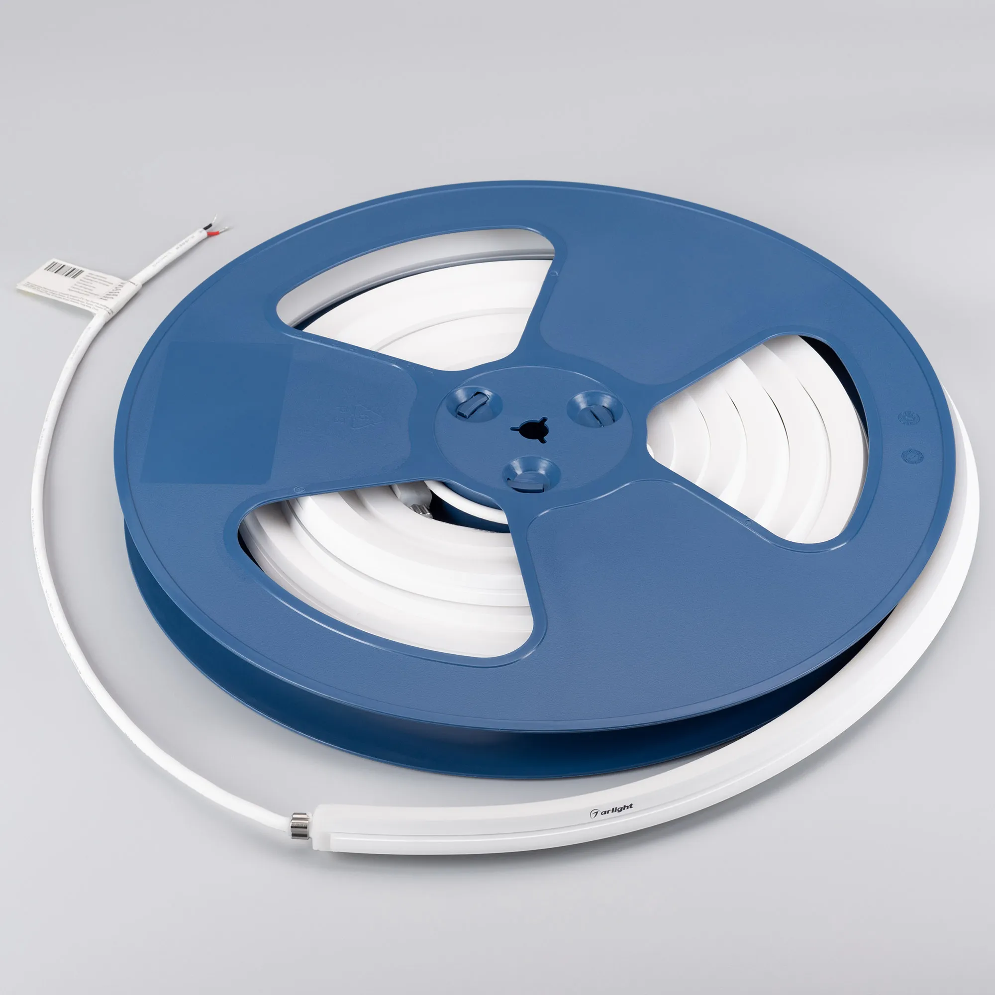 Лента светодиодная герметичная MOONLIGHT-3D-A168-15x15mm 24V Day4500 (7.2 W/m, IP67, 2835, 5m, wire x1) (Arlight, Силикон) - Изображение
