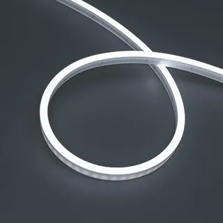 Лента герметичная WAVE-SIDE-PU-A120-06x12mm 24V White5700 (8 W/m, IP68, 1m, wire x1) (Arlight, Вывод боковой, 3 года) - Изображение
